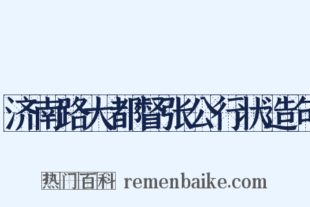 济南路大都督张公行状造句是什么意思的图片